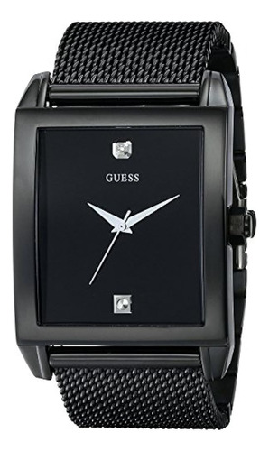 Reloj De Hombre Con Esfera De Acero Inoxidable Guess, Color: