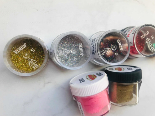 Imagen 3 de 4 de Colorantes Glitter King Dust Set X7