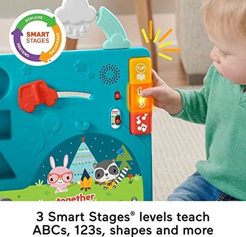 Fisher-price Sit-to-stand Giant Activity Book, Juguete De Ap