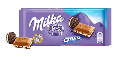 Imagen 6 de 7 de Chocolate Milka De 100 Gr 5 Piezas Sabores Surtidos