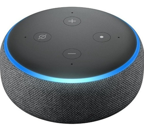 Amazon Echo Dot 3 Gen Com Assistente Virtual Alexa 110v/240v Cor Carvão