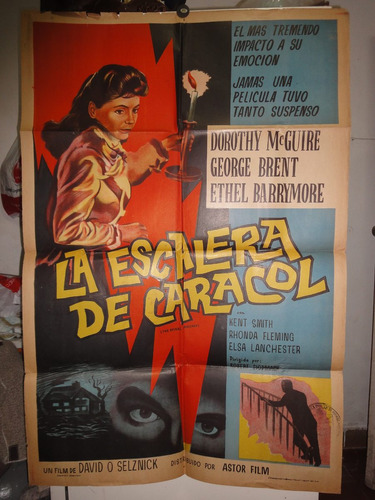 Poster Original Arg La Escalera De Caracol Spiral Staircase