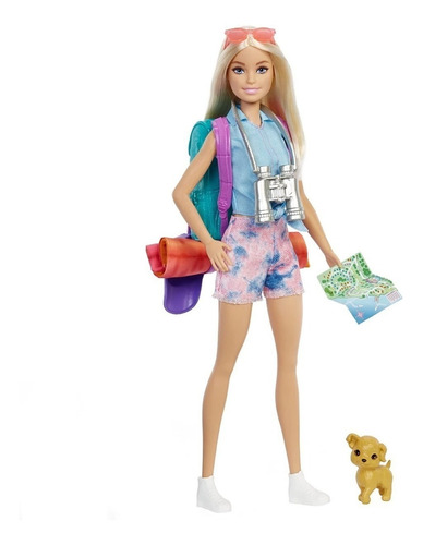 Imagen 1 de 5 de Barbie Malibu Mattel HDF73