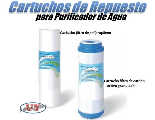 Par De Filtros Cartuchos Para Purificador De Agua Portatil