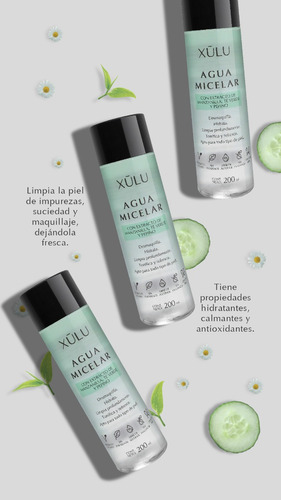 Imagen 4 de 9 de Kit Agua Micelar Desmaquillante + Bruma Facial Agua De Rosas