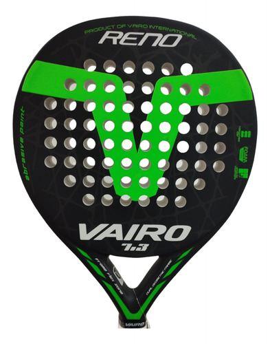 Paleta Padel Paddle Vairo 7.3 Reno + Regalos