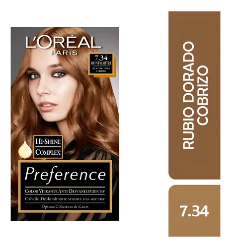 comprar Tinte Para Cabello Preference L'oréal Paris Tono 7.34