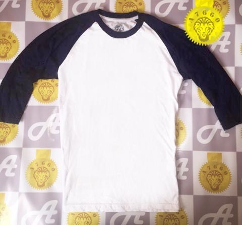 Polo Manga 3/4 Raglan T-shirt Rangla Larga Corta Hombre Skat