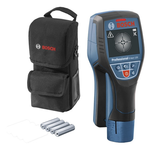 Detector De Materiales Bosch D-tect 120 Hasta 120mm Color Azul marino