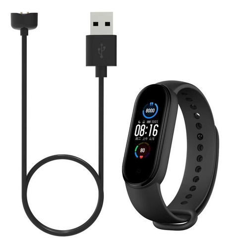 Imagen 6 de 7 de Cable Cargador Para Xiaomi Band 5 6 Reloj Smart Carga Rapida