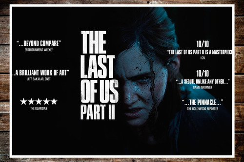 Poster Lamina The Last Of Us Ii 47x32cm 200grms