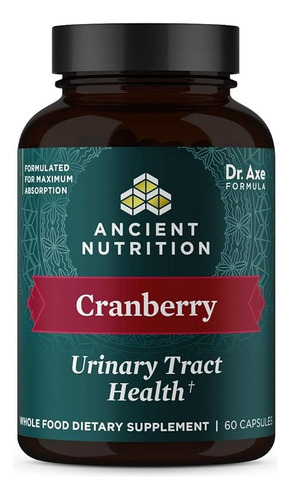 Ancient Nutrition Cranberry 60caps Salud Del Tracto Urinario