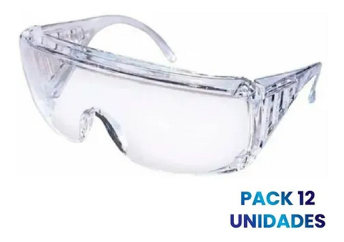 Lentes Gafas Protección Trabajo Acrilico Equus Pack X 12 U. 