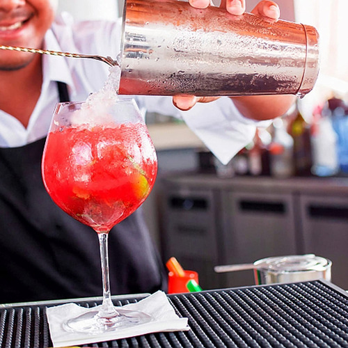 Set De 4 Piezas Tapete Para Bar Grande Barra Escurridor