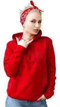 Comprar Poleras Bolsillo Canguro Con Capucha Color Entero Para Mujer