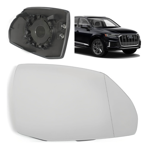 Luna Espejo Lateral Derecho Compatible Con Audi Q7 2017-2023