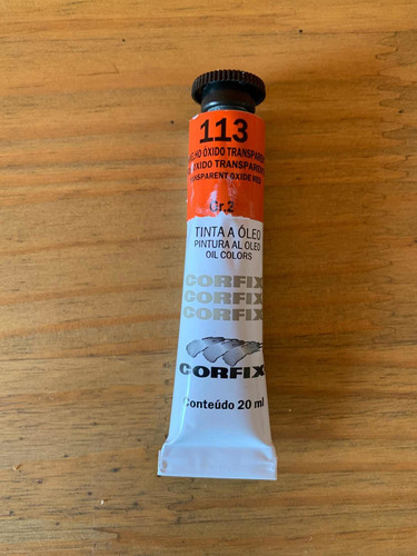 Imagem 3 de 3 de Kit 6 Tintas Óleo Corfix 20 Ml Vencidas Promoção