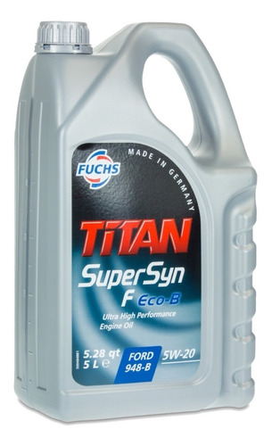 Aceite 5w20 Fuchs Supersyn Ford F-eco-b Jeep 5 Litros Alemán