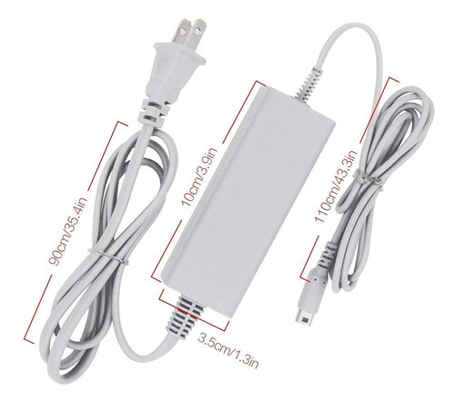 Cargador Control Gamepad Para Wii U Directo A 220v Firme