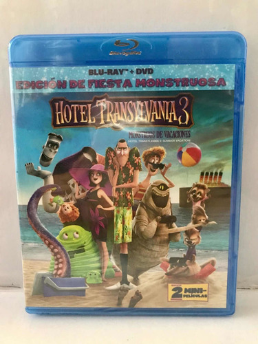 Hotel Transilvania 3 Mounstros De Vacaciones Blu-ray + Dvd