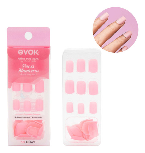Uñas Postizas Press On Evok Ev-mje-31