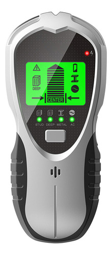 A Detector De Pared.en.portátil Lcd, Madera Cables Ac Estu