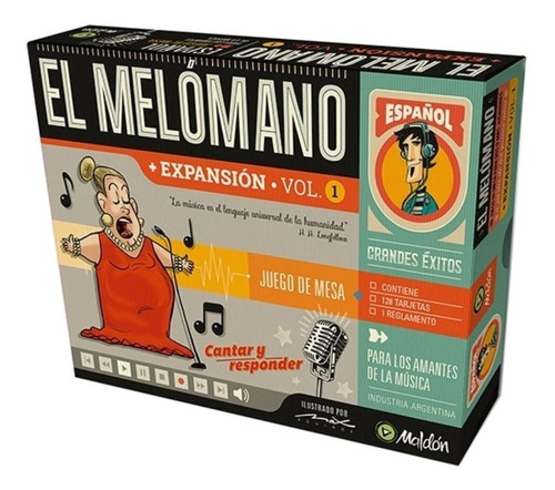 Imagen 2 de 8 de Combo Expansion Para Juego Melomano Maldon Español + Ingles