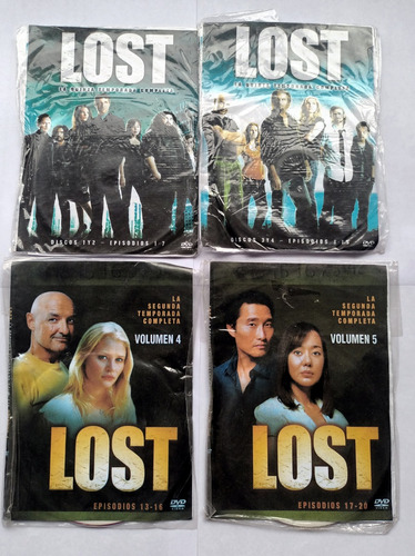 Lote De Capítulos Lost - 2º Y 5º Temporada-6 Dvd-23 Capit.