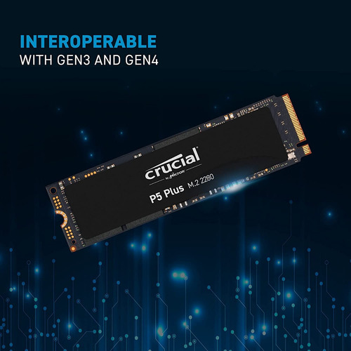 Imagen 7 de 7 de Ssd Crucial P5 Plus 1tb Pcie M.2 2280ss - Ct1000p5pssd8