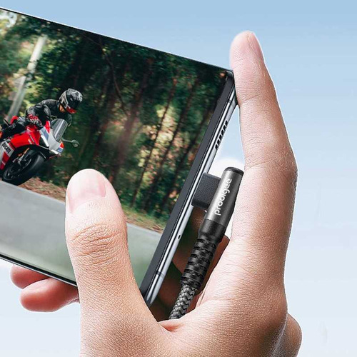 Cable Datos Prodigee Usb-c A Usb-c Angulo 90 1.8m Trenzado