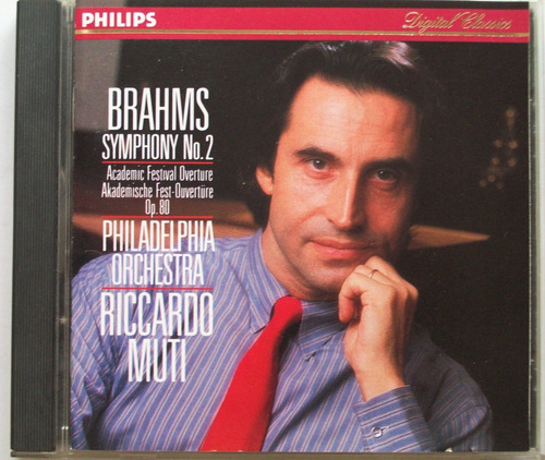 Brahms Sinfonia No. 2 Obertura Op. 80 R. Muti  Cd (z) 