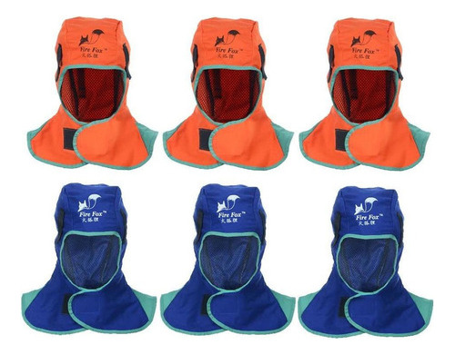 Paquete De 6 Casco De Soldadura Soldador Cuello Capucha