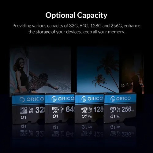 Cartão De Memória Micro Sd Orico - 256gb