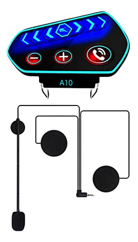 Yovda Auriculares Bluetooth Para Casco De Motocicleta, Ip67,