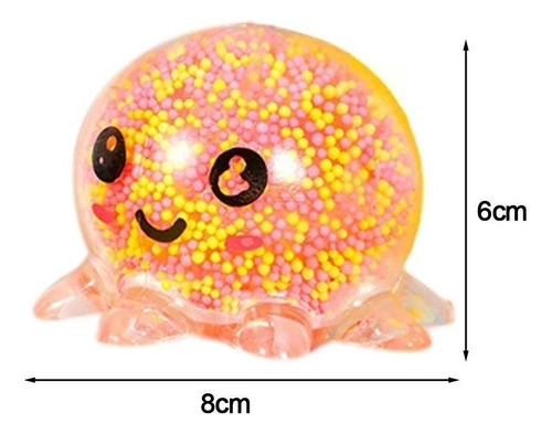 L Juguetes For Apretar Bolas De Pulpo De Calamar Con Luz