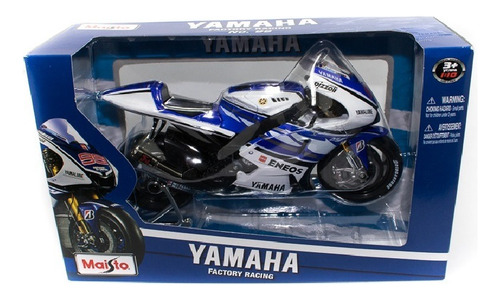 Gp 2012 Yamaha - Moto A Escala 1/10 Maisto