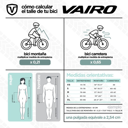 Imagen 4 de 6 de Bicicleta Vairo Xr 3.8 24 V R29 Mtb (2021) - Urquiza Bikes