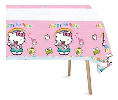 Toalha Para Mesa Festa Aniversário Hello Kitty Personagens
