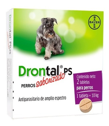 Imagen 1 de 1 de Drontal Plus Antiparasitario Interno 10 Kg Perro Pethome