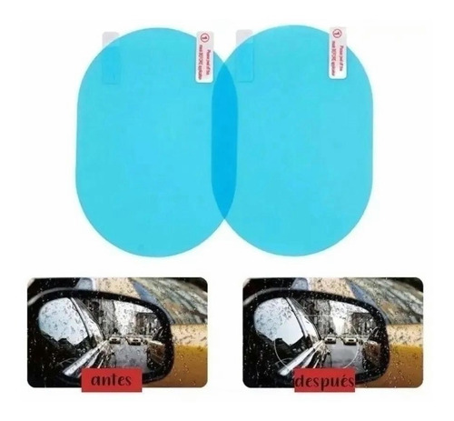 2 Mica  Antilluvia Retrovisor Espejo Coche Auto Y Vehículo