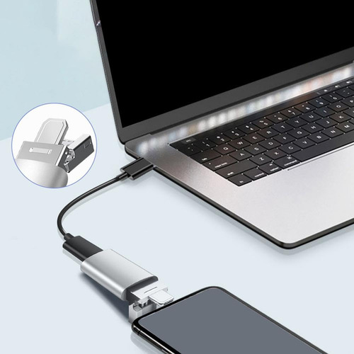 Adaptador Otg Sucada 4 Em 1, Adaptador Usb Para Tipo C, Ligh