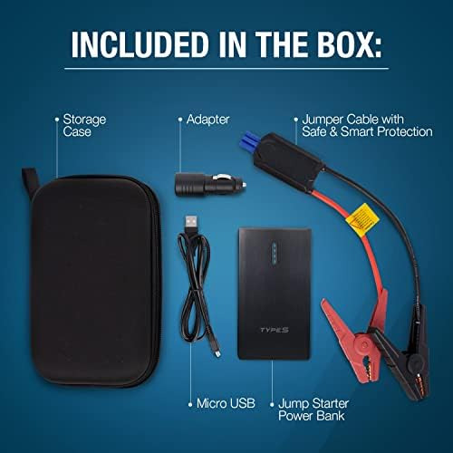 Kit De Arrancadores De Batería De Coche 8000 Mah, 12 V 350 A