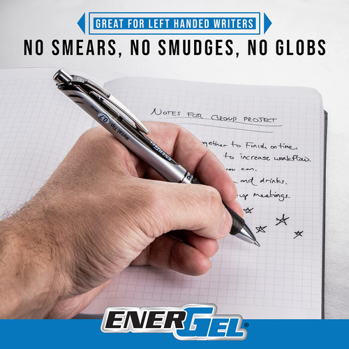 Bolígrafos De Gel Punta Media 0.7 Mm Barriles Surtidos