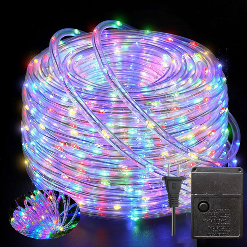 Manguera Luces Led Navideña Decoración 8modos 10m 200led Luces Navideñas,luces Navideñas De Led,decoracion Navideña,adornos Navideños Exterior,manguera Luces Led Muticolor