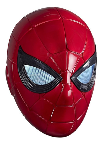 Casco Electronico Spiderman Avengers Ajustable Ojos Luminoso