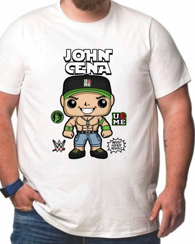 Remeras Talles Especiales Para Hombres Con John Cena - 7299