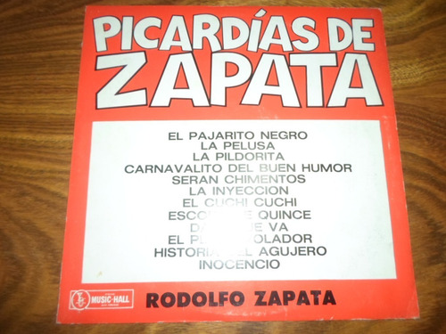 Rodolfo Zapata - Picardías De Rodolfo Zapata * Vinilo