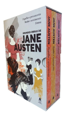 Box Livro Grandes Obras De Jane Austen - 3 Vol. - Lacrado