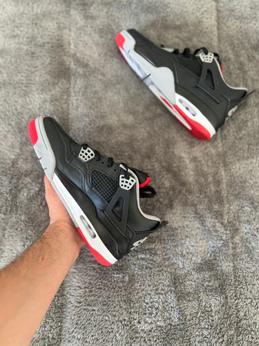 Jordan Retro 4 Bred Negro 22.5-28