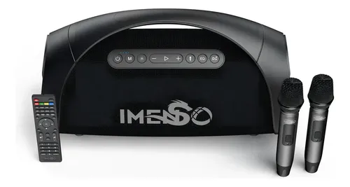 Caixa De Som Imenso X73 200w Rms 30000mah Rgb Ipx6 C/ 2 Mic Cor